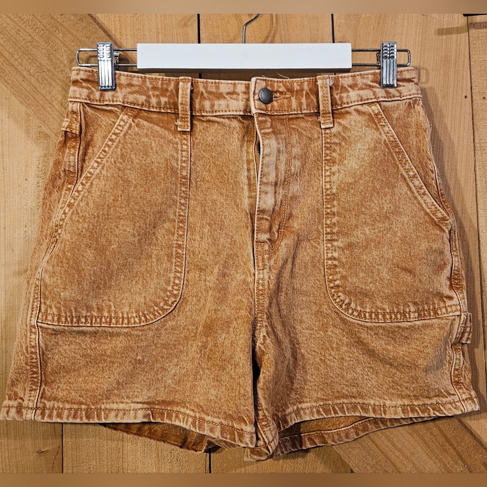 Universal Thread Women's Washed Rust Brown Denim Shorts